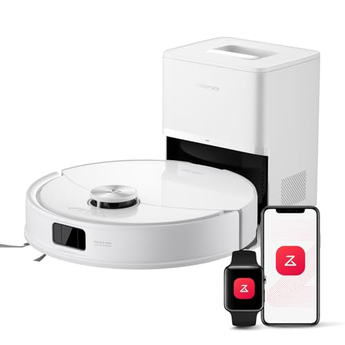 roborock Q10 S5+ Robot Vacuum and Mop with Self-Emptying. 10.000Pa Suction. Upgraded from Q8 max+. Obstacle Avoidance. Sonic Mopping. Dual Anti-Tangle Design. Auto Mop Lifting. Ideal for Pet Hair