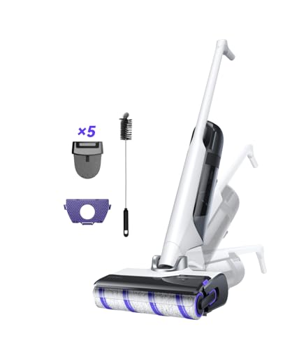 NARWAL S30 Wet Dry Vacuum Cleaner with 20000Pa Suction. 176¡ãF Self-Cleaning. Heated Drying. Disposable Waste Bag. Tangle-Free. Cordless Vacuum Mop for Hard Floors & Edge Cleaning. Easy to Use