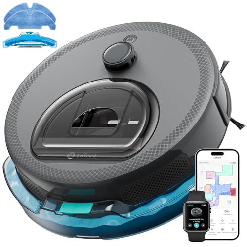 Lefant LiDAR Robot Vacuum and Mop. Upgraded 190¡ã PSD Obstacle Avoidance. 5000Pa Strong Suction. Multi-Floor Mapping. 150 Mins Runtime. WiFi/Alexa/APP/Watch. Pet Hair & Carpets. M330 Pro Grey